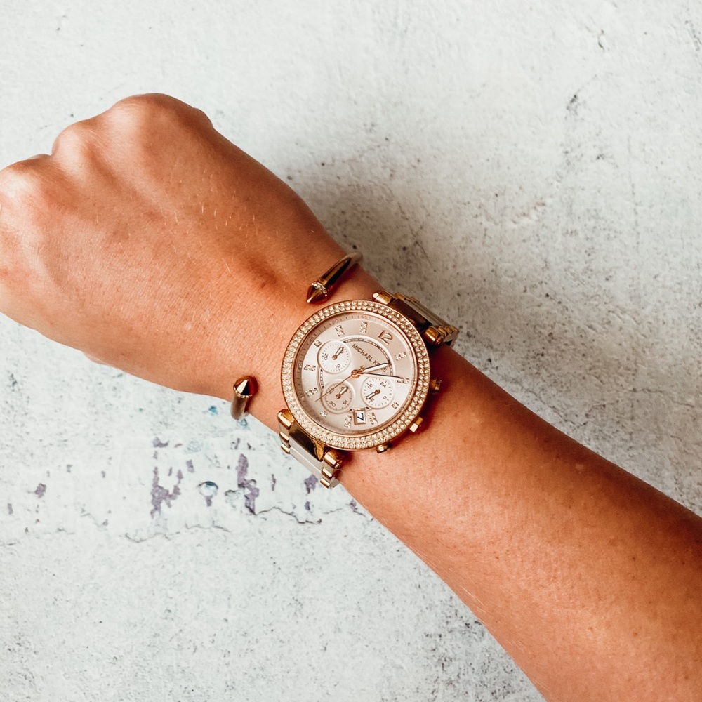 MICHAEL KORS Rose Gold Cuff Bracelet
